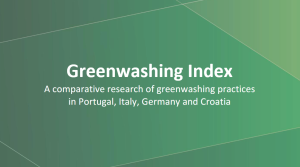 Greenwashing Index Report